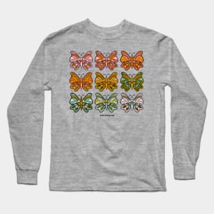 Rainbow Butterflies Long Sleeve T-Shirt